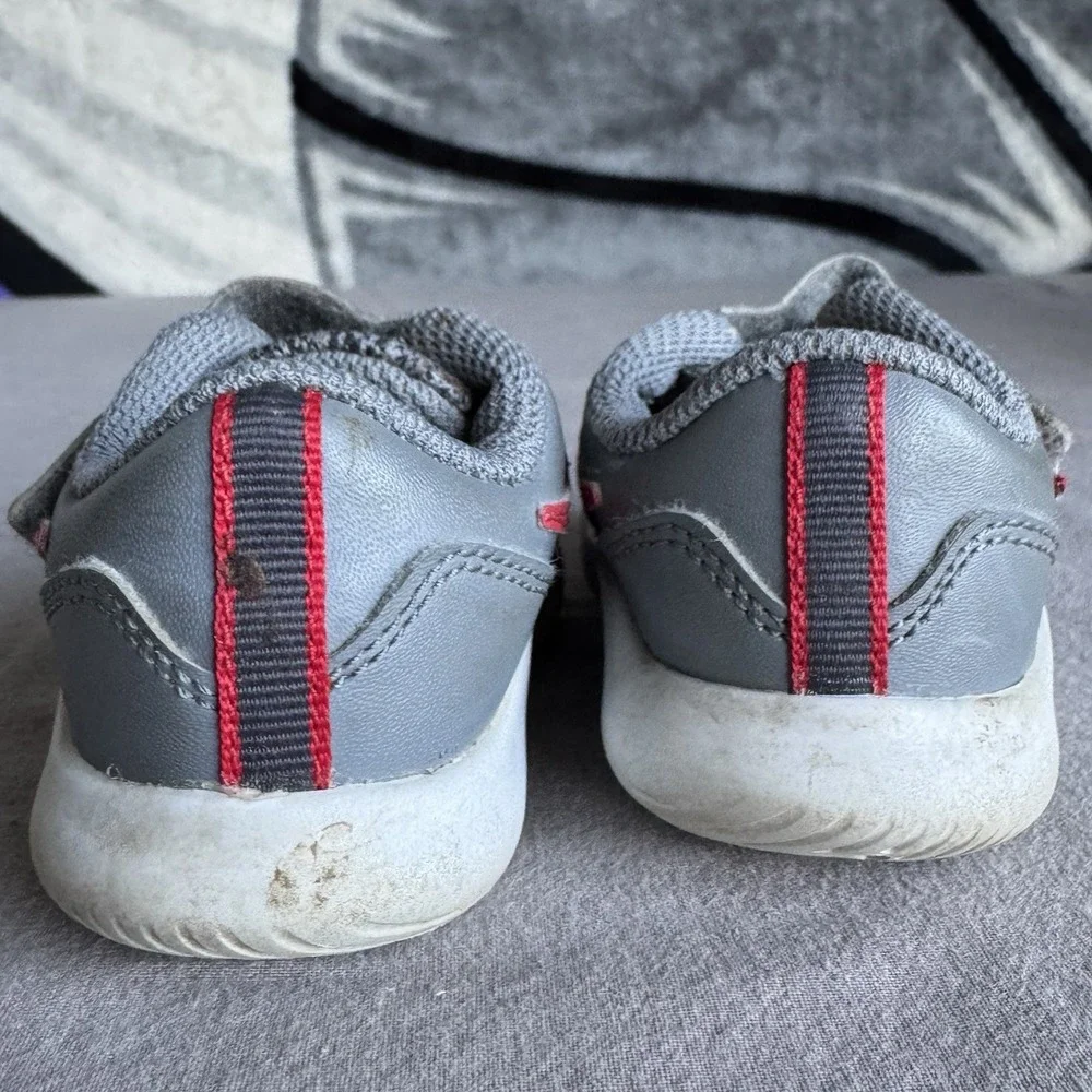 Size‎ 4c - Nike FLEX CONTACT (TDV) Toddlers Grey/Red 917935-003 Shoes